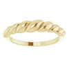 Use the Rope Dome Ring, 14K White or Yellow Gold, N/A, Rope Dome Ring to create alt text