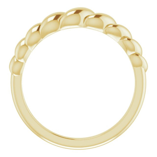 Use the Rope Dome Ring, 14K White or Yellow Gold, N/A, Rope Dome Ring to create alt text