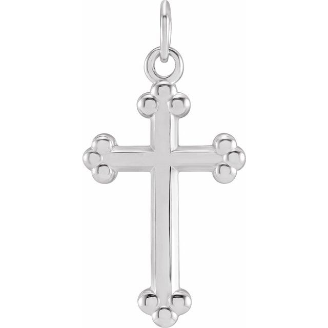 14K Yellow Cross Pendant