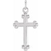 14K Yellow Cross Pendant