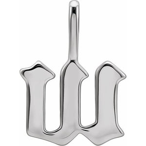 Gothic Initial Charm/Pendant