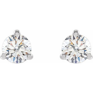 14K Yellow Gold 1/3 CTW Lab-Grown Diamond Stud Earrings