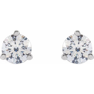 14K Yellow Gold 1/3 CTW Lab-Grown Diamond Stud Earrings