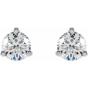 14K Yellow Gold 1/3 CTW Lab-Grown Diamond Stud Earrings