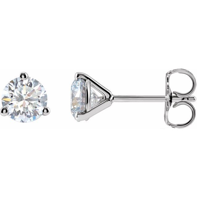 14K Yellow Gold 1/3 CTW Lab-Grown Diamond Stud Earrings