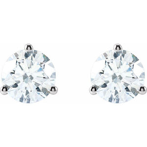 14K Yellow Gold 1/3 CTW Lab-Grown Diamond Stud Earrings