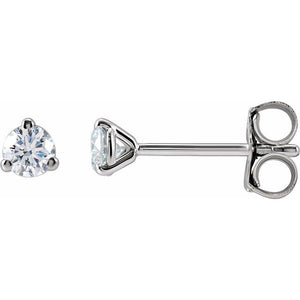 14K Yellow Gold 1/3 CTW Lab-Grown Diamond Stud Earrings