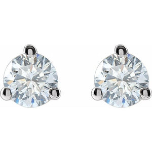 14K Yellow Gold 1/3 CTW Lab-Grown Diamond Stud Earrings