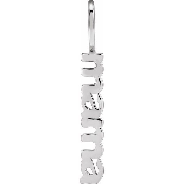 Mama Charm Pendant in 14K Gold, 10K Gold and Platinum