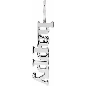 14K Gold Happy Charm/Pendant