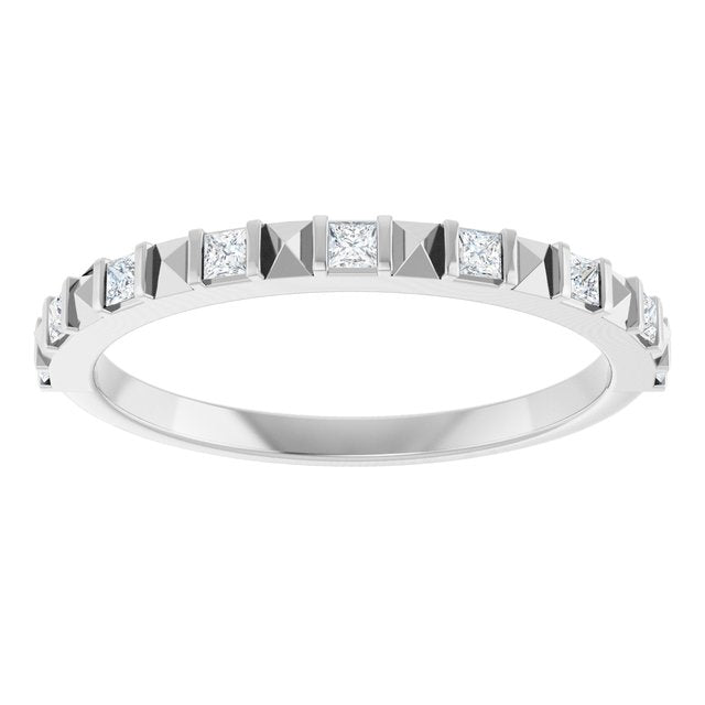 14K Gold Natural Diamond Anniversary Band - Options Available