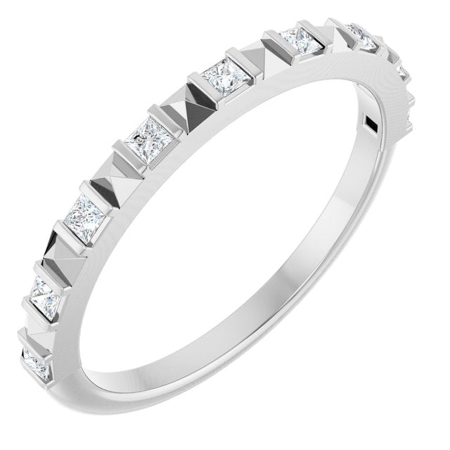 14K Gold Natural Diamond Anniversary Band - Options Available