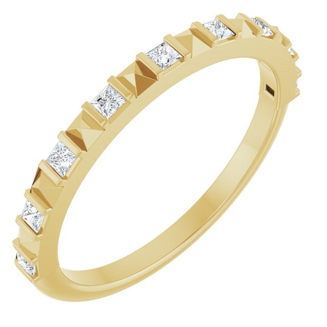 14K Gold Natural Diamond Anniversary Band - Options Available