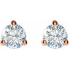 14K Yellow Gold 1/3 CTW Lab-Grown Diamond Stud Earrings