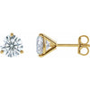 14K Yellow Gold 1/3 CTW Lab-Grown Diamond Stud Earrings