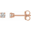 14K Yellow Gold 1/3 CTW Lab-Grown Diamond Stud Earrings