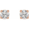 14K Yellow Gold 1/3 CTW Lab-Grown Diamond Stud Earrings