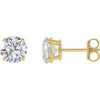 14K Yellow Gold 1/3 CTW Lab-Grown Diamond Stud Earrings