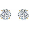 14K Yellow Gold 1/3 CTW Lab-Grown Diamond Stud Earrings