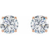 14K Yellow 3.4mm :: 1/3 CTW Lab-Grown Diamond Stud Earrings