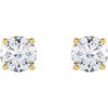 14K Yellow Gold 1/3 CTW Lab-Grown Diamond Stud Earrings