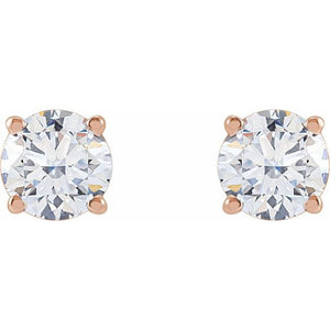 14K Yellow Gold 1/3 CTW Lab-Grown Diamond Stud Earrings