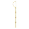 14K Yellow Gold 2021 Vertical Charm/Pendant - Timeless Elegance