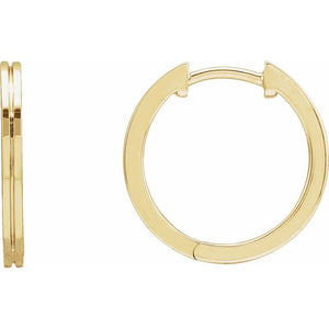14K Gold Hoop Earrings - Options Available