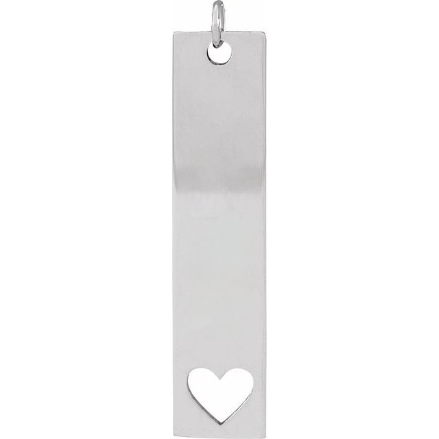 14K Gold Bar Family Necklace