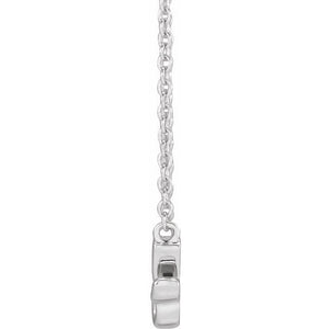 14K Rose Gold Lowercase Script Grandma 18