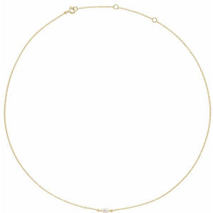14K Gold Lab-Grown Diamond Necklace - Options Available