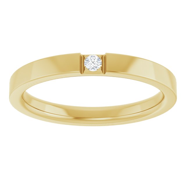 14K Gold Natural Diamond Band - Options Available