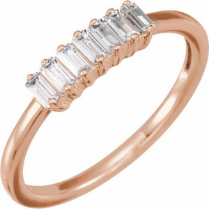 14K Gold Lab-Grown Diamond Ring