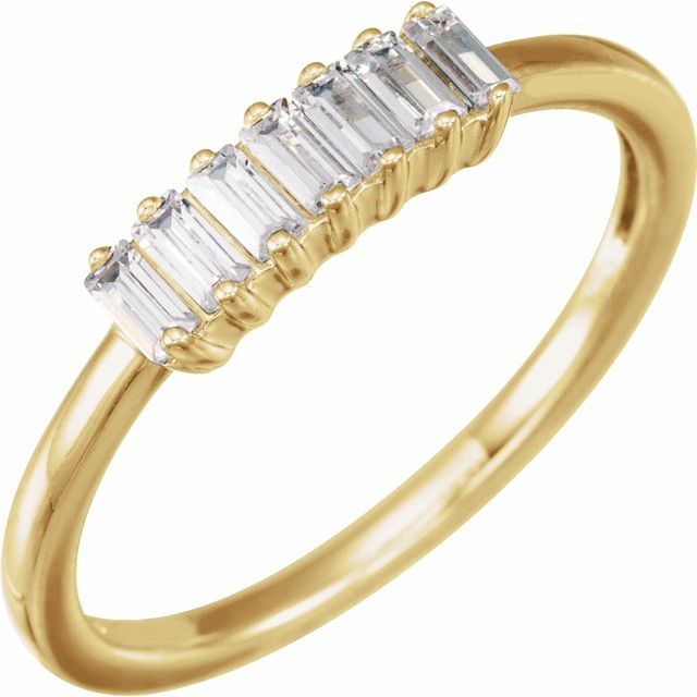 14K Gold Lab-Grown Diamond Ring