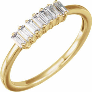 14K Gold Lab-Grown Diamond Ring