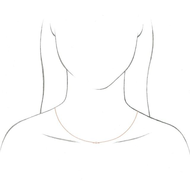 14K Gold Lab-Grown Diamond Necklace - Options Available