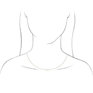 14K Gold Lab-Grown Diamond Necklace - Options Available