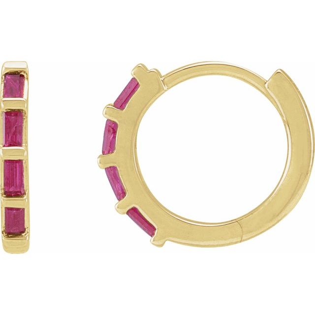 14K Gold Natural Diamond Earrings - Options Available