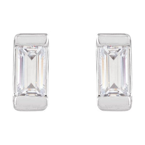 14K Yellow Gold 3/8 CTW Elegant Lab-Grown Diamond Earrings