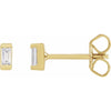 14K Yellow Gold 3/8 CTW Elegant Lab-Grown Diamond Earrings