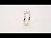 14K White Gold Cultured White Freshwater Pearl Ring - Elegant Design