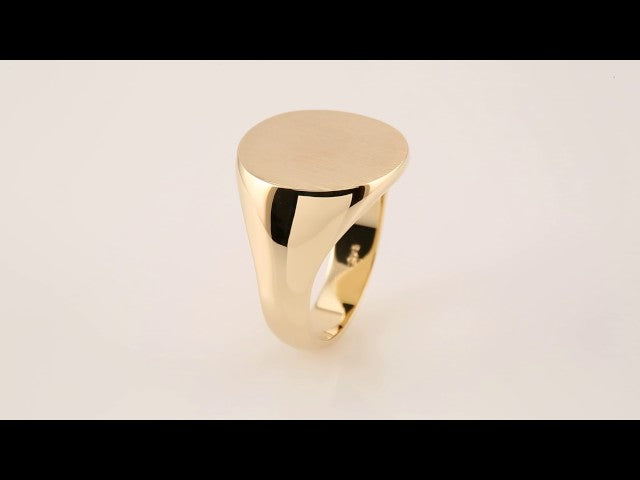 14K Gold Signet Ring - Options Available