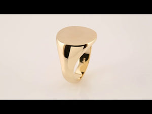 14K Gold Signet Ring - Options Available