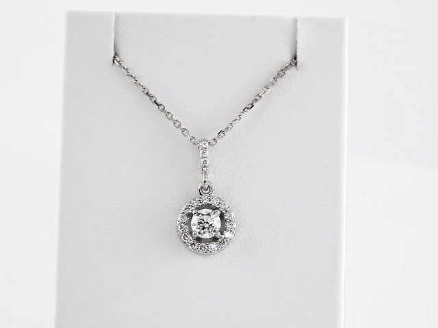 14K Gold Natural Diamond Necklace - Options Available