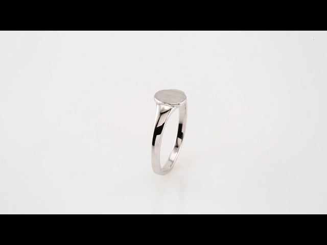 14K Gold, 18K Gold, Platinum Signet Ring - Options Available