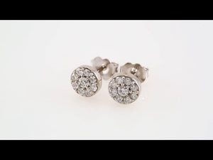 14K Gold Natural Diamond Earrings - Options Available