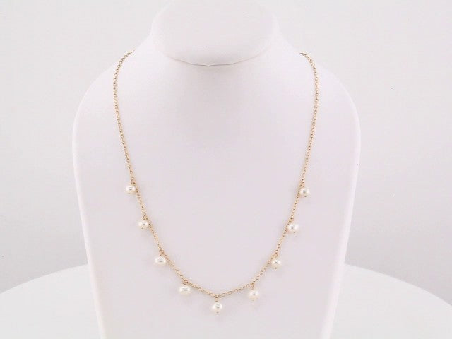 14K Gold Freshwater Cultured Pearl Necklace