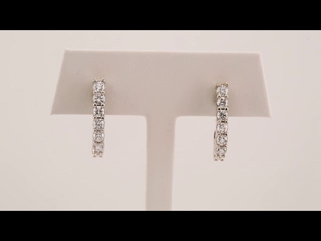 14K Gold Natural Diamond Earrings - Options Available