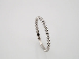 14K Gold Stackable Bead Ring - Options Available