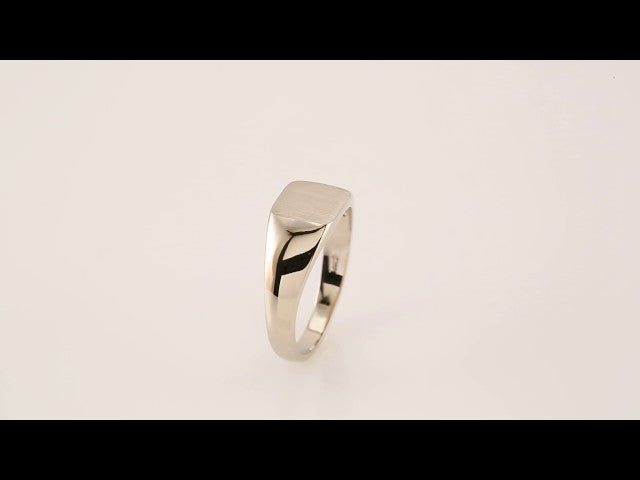 Sterling Silver Signet Ring - Options Available